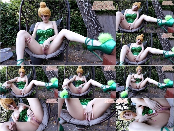ManyVids presents princessberpl in Tinkerbell Fingers Herself