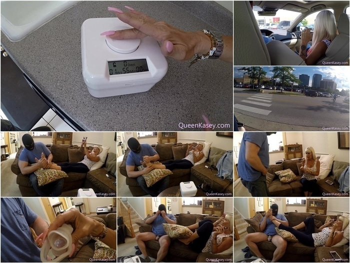 QUEEN KASEY – Slave Funded Shopping Trip Ends In Spiked Chastity