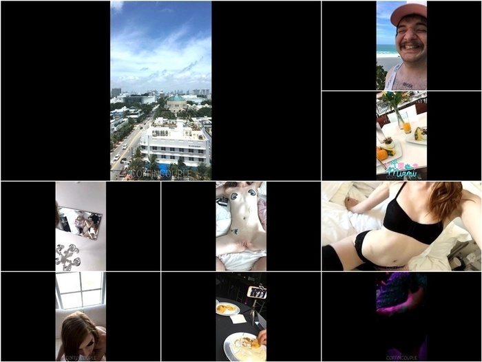 ManyVids Webcams Video presents Girl CoffinCouple in Miami Snapchat Compilation