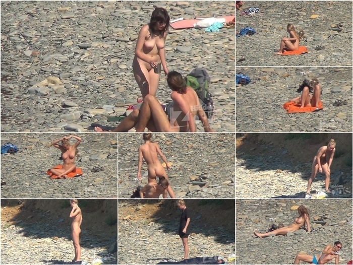 Voyeur nudism – Girls rest and the camera takes turns focusing on each
