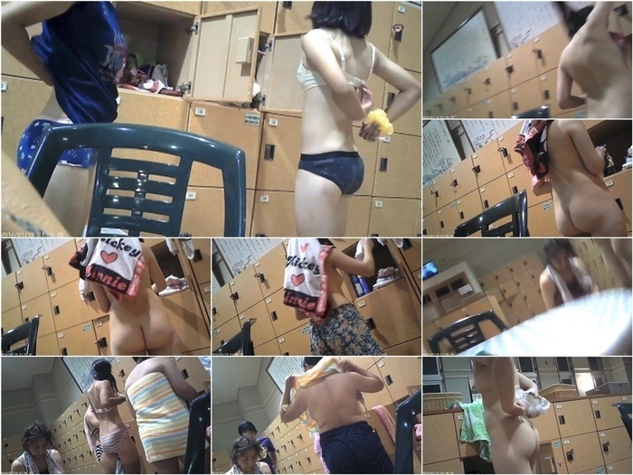 Voyeur japanese schoolgirls bath hidden camera TO-5113