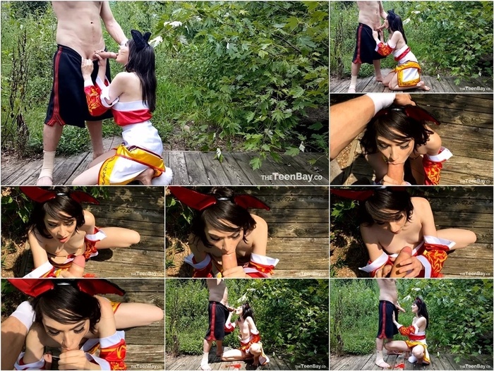 ManyVids presents Emily Grey in Ahri Vs Lee Sin Part 1 Orly