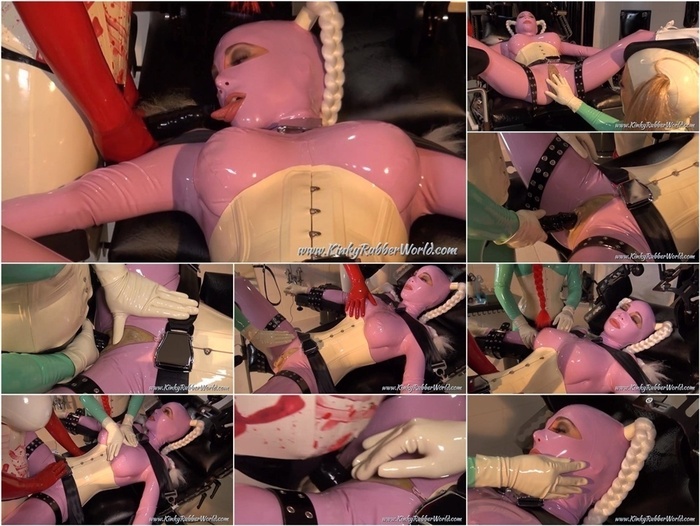 Latex Porn – 7635 – Mistress Courtney – Strapon Fucking On The Gyn Chair