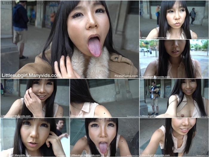 ManyVids Webcams Video presents Girl Littlesubgirl in Jerk It For Me In Public JOI